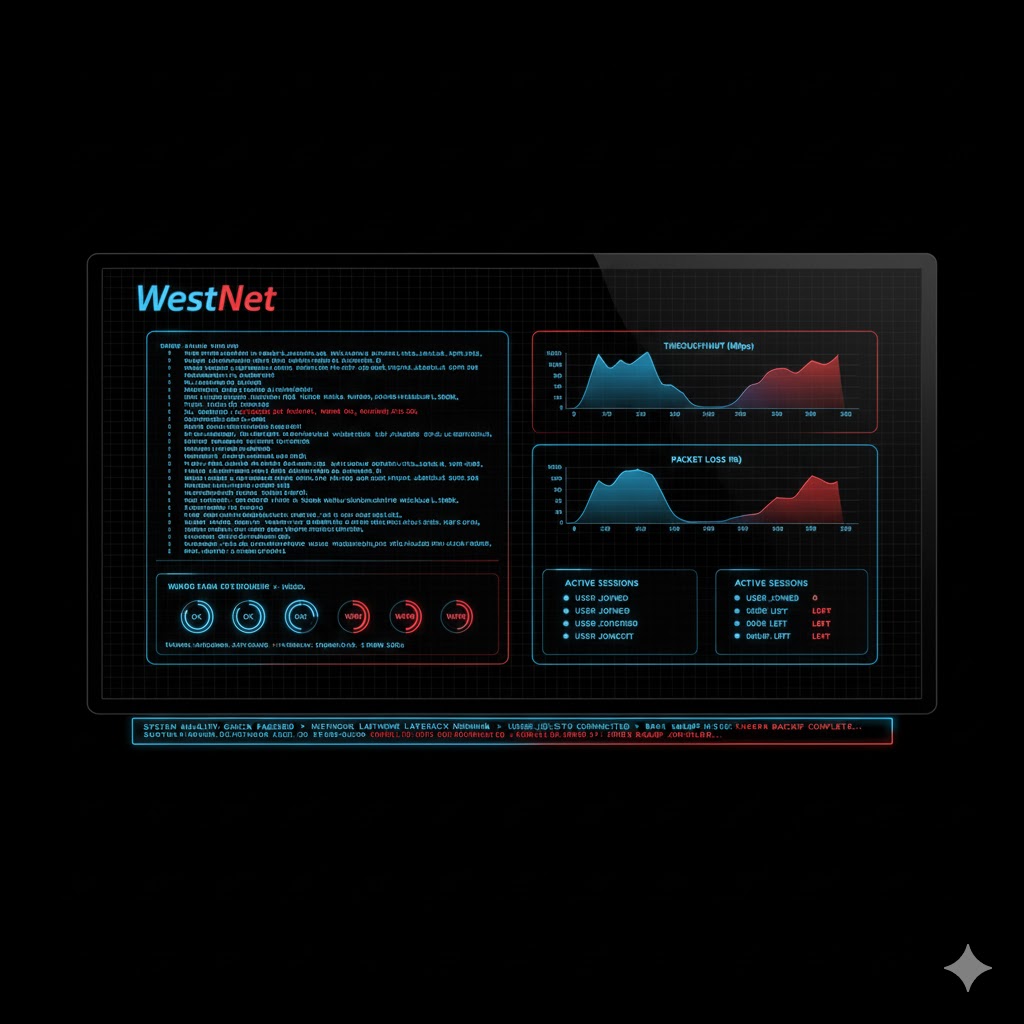 WestNet Captive Portal: Admin RealTime Log wide (2)